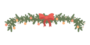 Christmas Opening Hours Garland